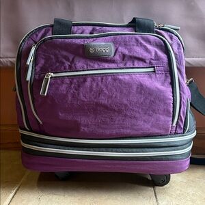 Biaggi under seat or carry on wheeled expandableTravel Bag